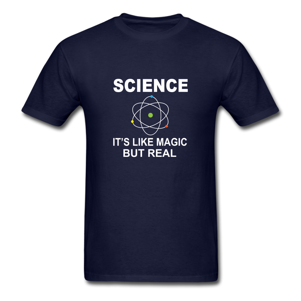 Science It's Like Magic Tshirt - navy