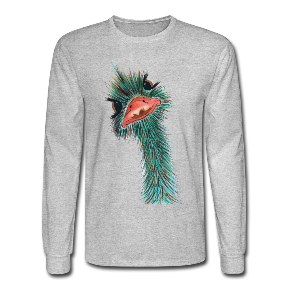 Ostrich LS TShirt - heather gray