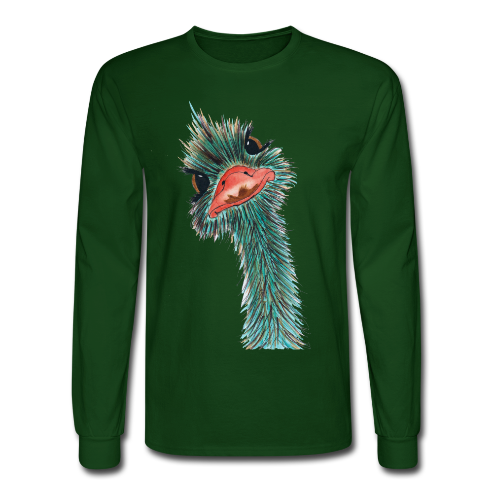 Ostrich LS TShirt - forest green