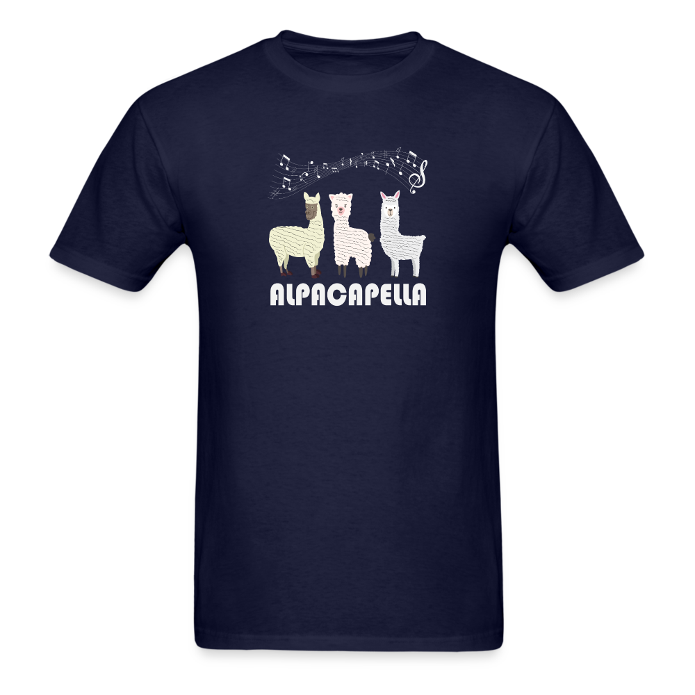 Alpacapella Unisex Classic T-Shirt - navy