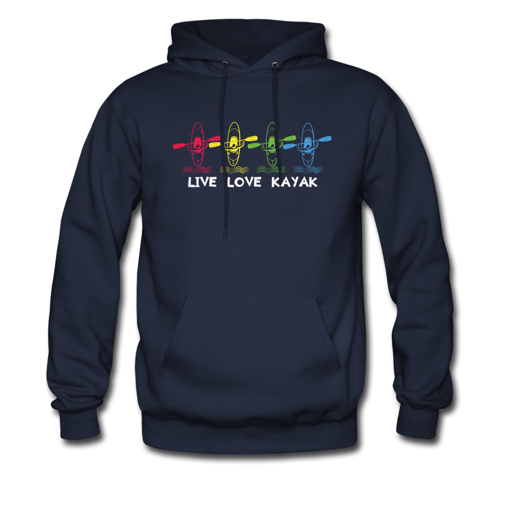 Live Love Kayak Hoodie - navy
