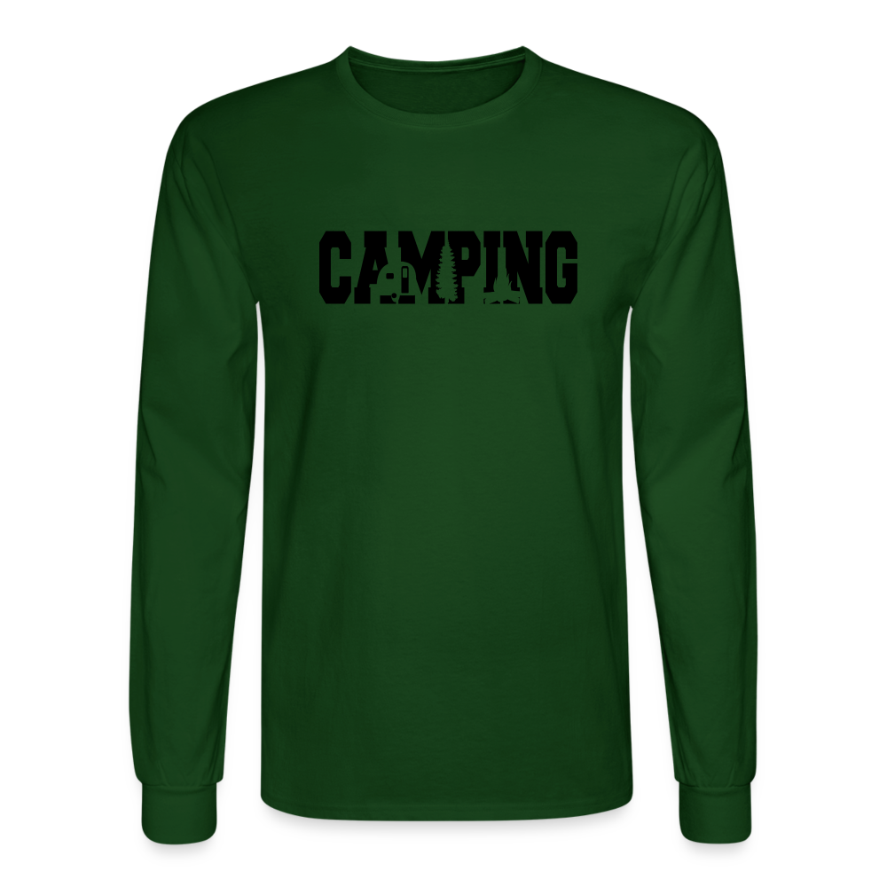 Camping 2 Long Sleeve T-Shirt - forest green