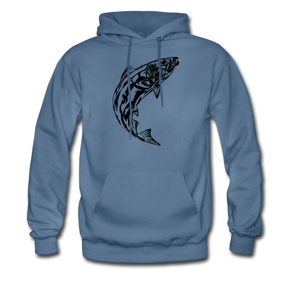 Jumping Fish Hoodie - denim blue