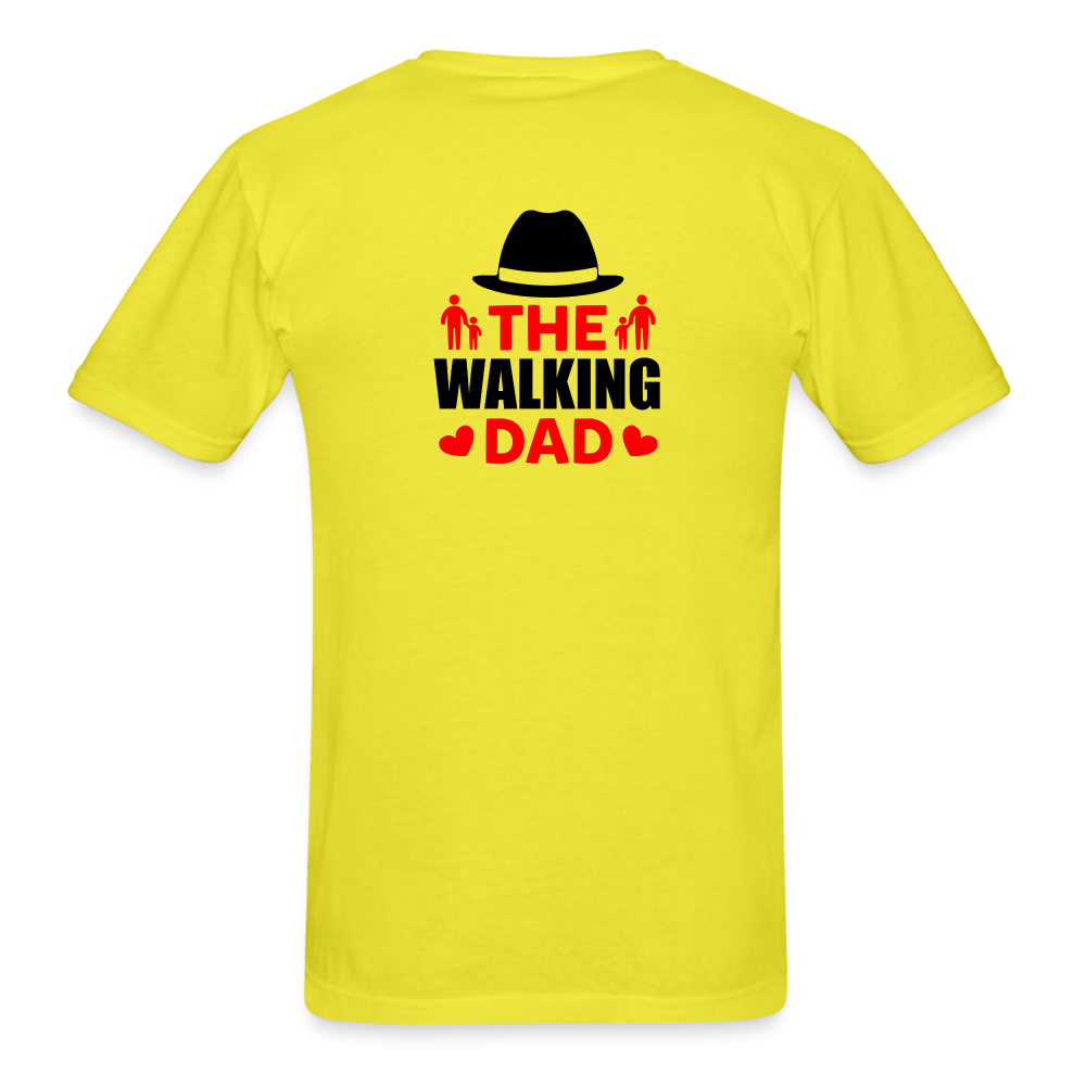 The Walking Dad T-Shirt - yellow