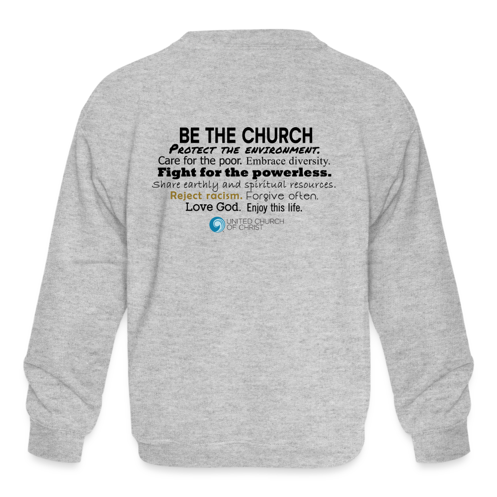 CSCC - Kids - Be The Church Sweatshirt - heather gray
