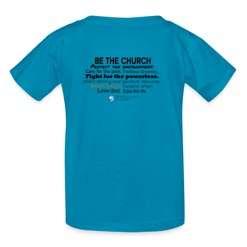 CSCC - Kid's - Be the Church T-Shirt - turquoise
