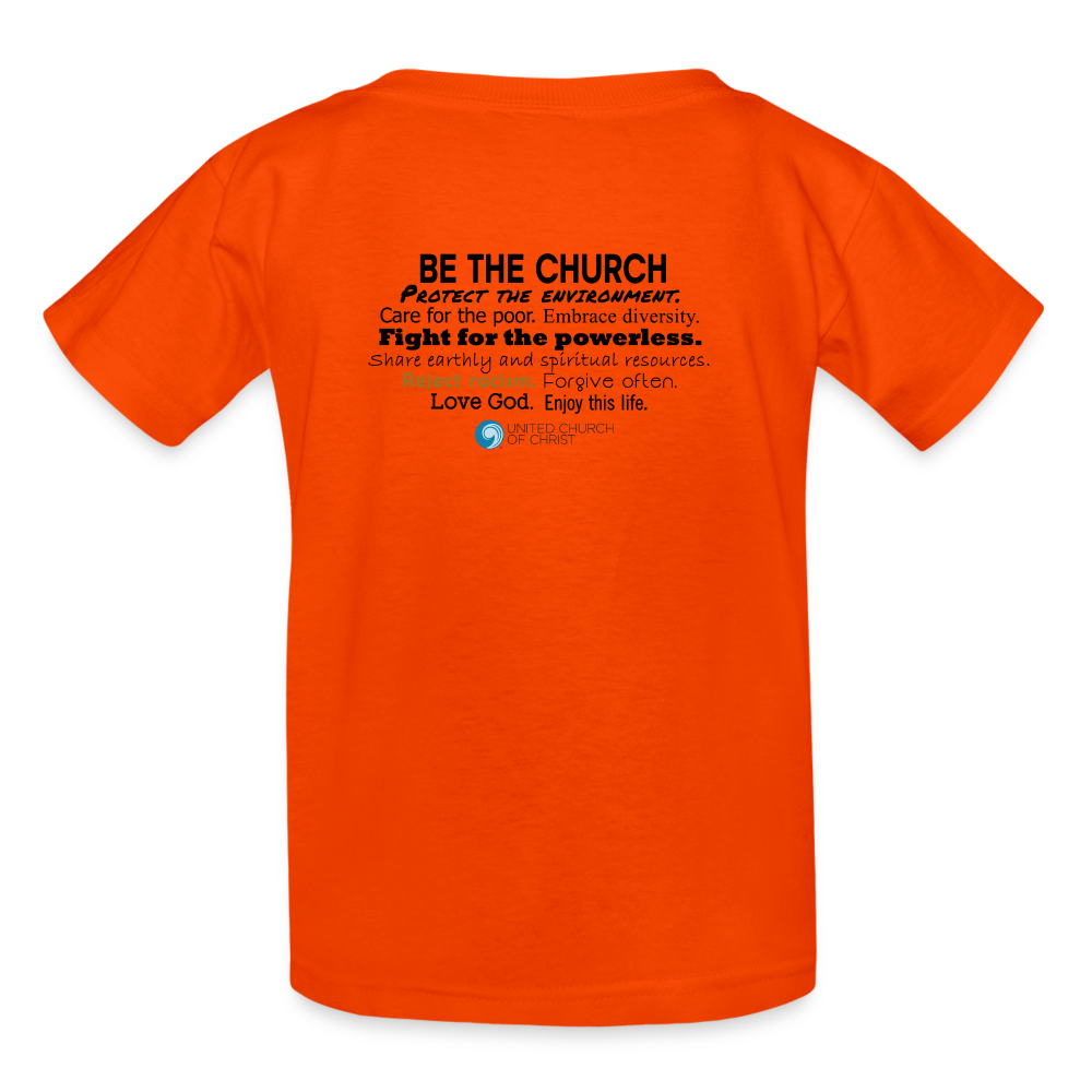 CSCC - Kid's - Be the Church T-Shirt - orange