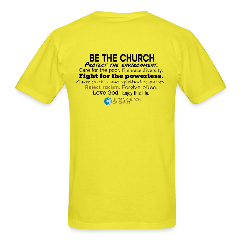 CSCC - Adult - Be The Church T-Shirt - yellow