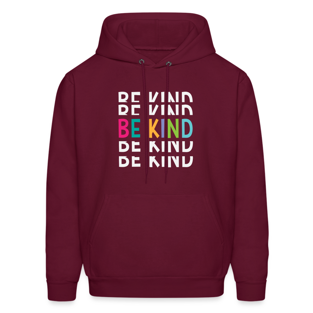 Be Kind Hoodie - burgundy
