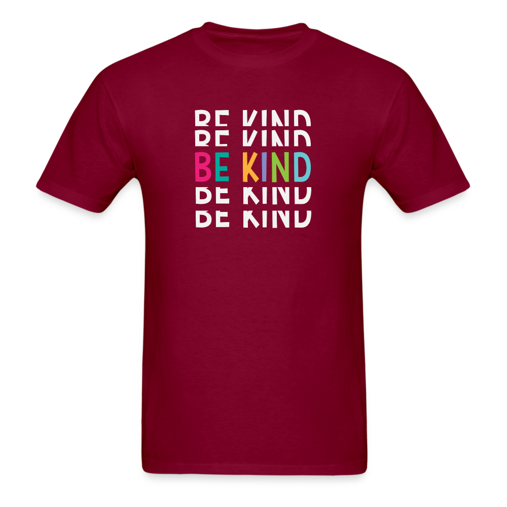 Be Kind T-Shirt - burgundy