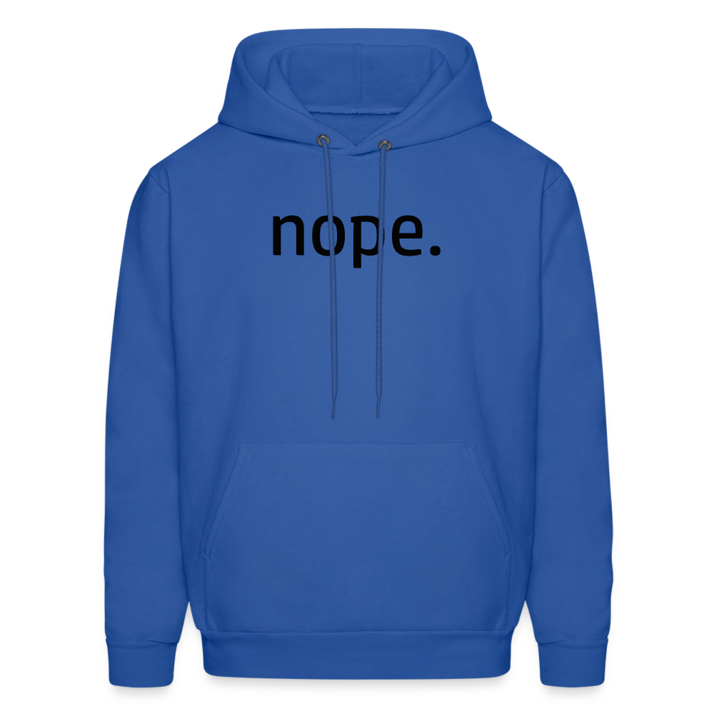 nope. Hoodie - royal blue