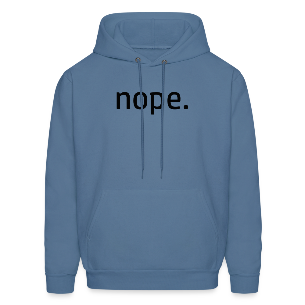 nope. Hoodie - denim blue