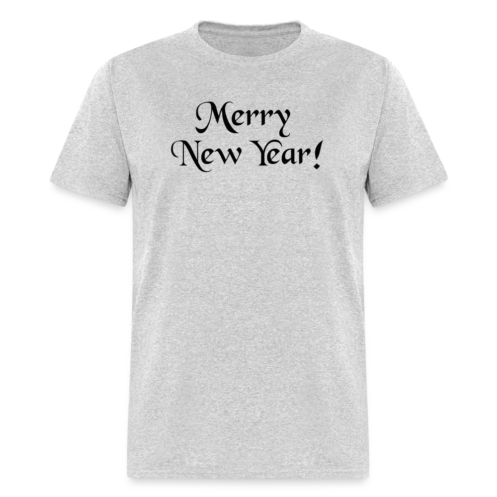 Merry New Year T-Shirt - heather gray