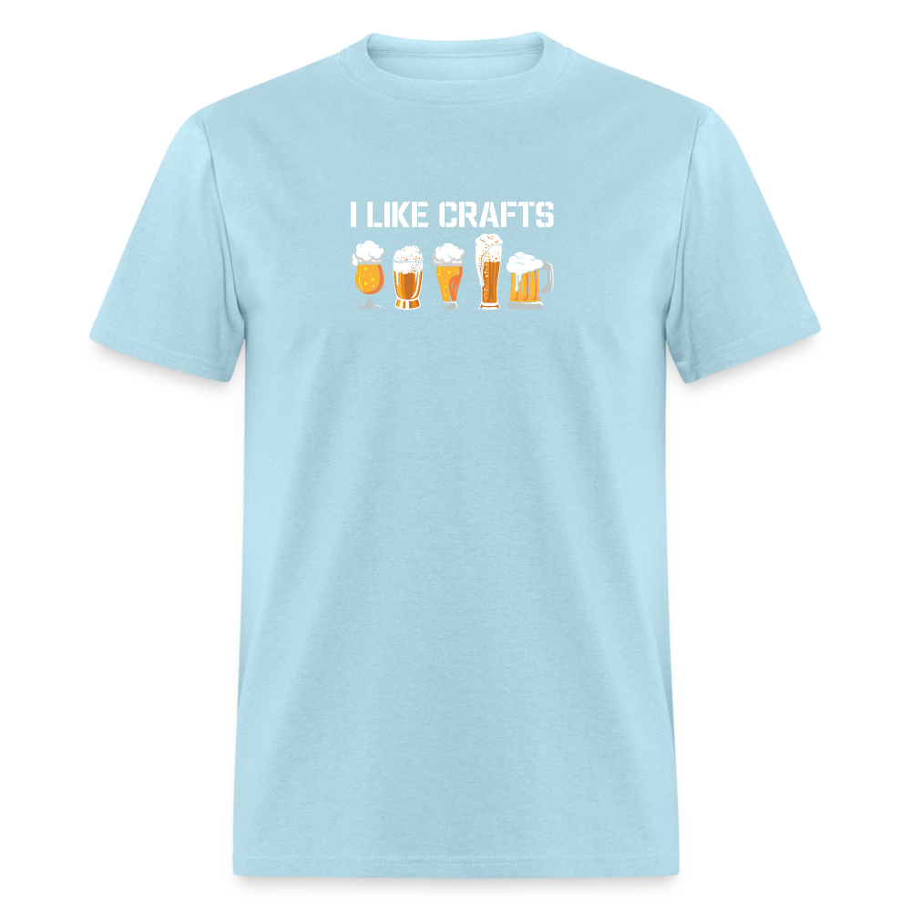 I Like Crafts T-Shirt - powder blue