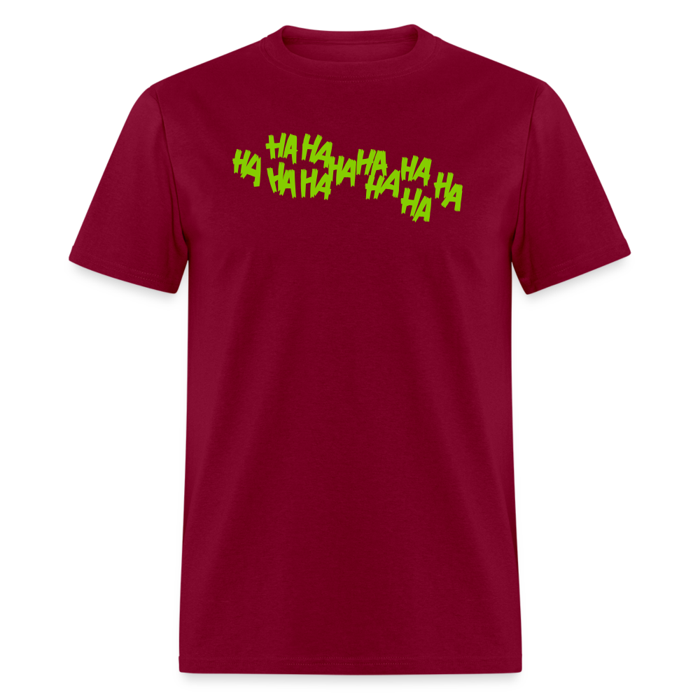 HAHAHAHA T-Shirt - burgundy
