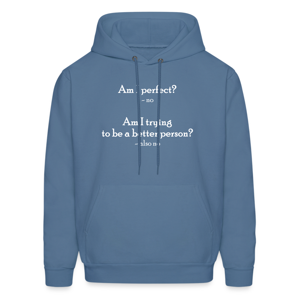 Am I Perfect-w Hoodie - denim blue