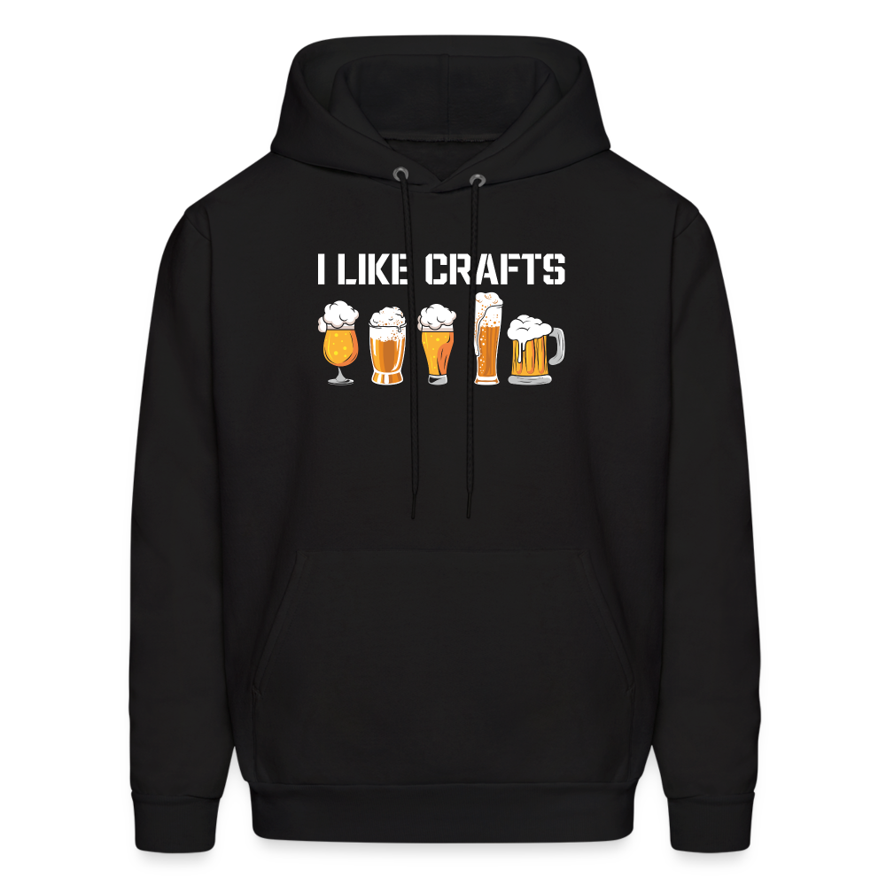 I Like Crafts Hoodie - black