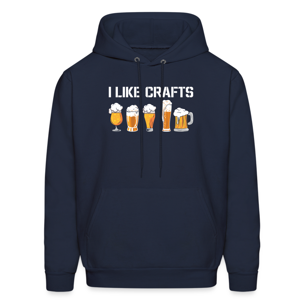 I Like Crafts Hoodie - navy