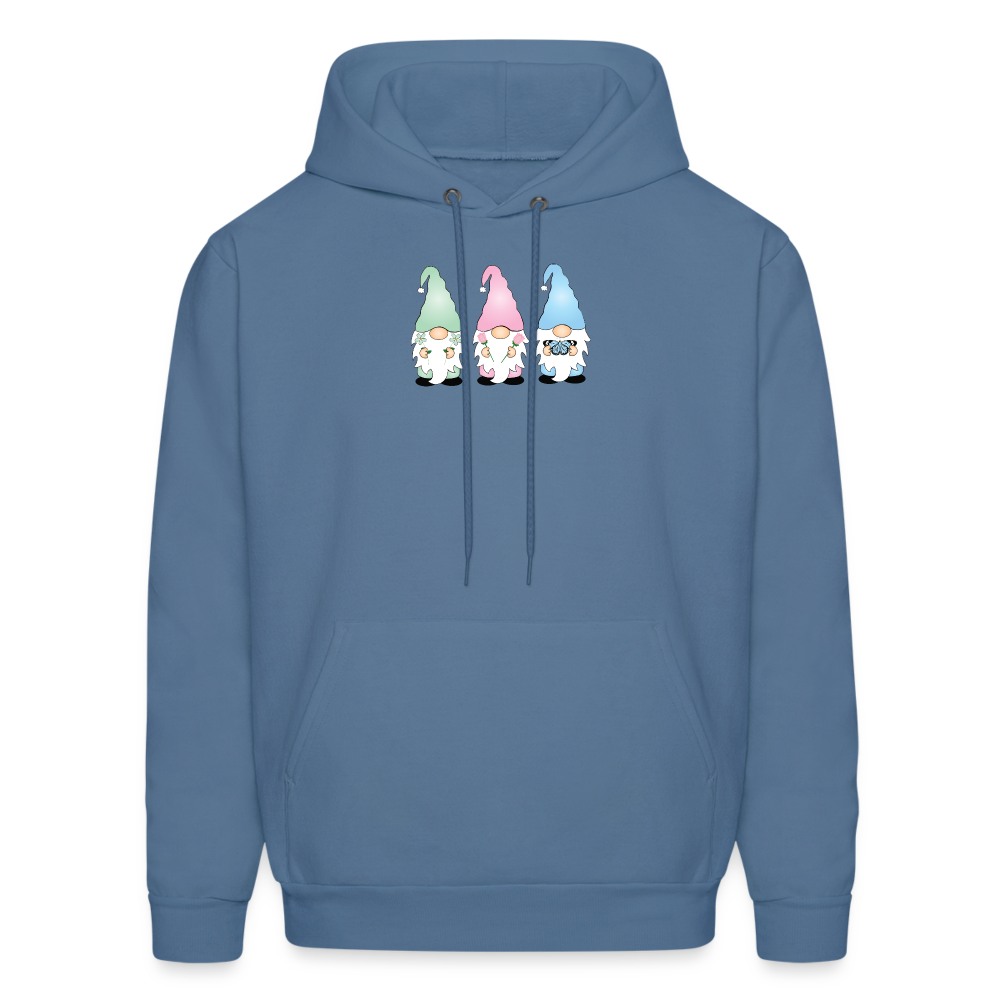Easter Gnomes Hoodie - denim blue