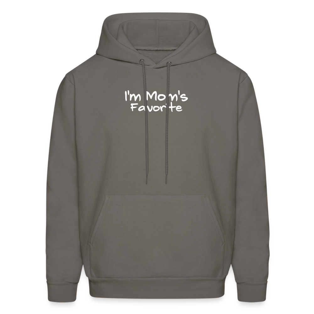 I'm Moms Favorite Hoodie - asphalt gray