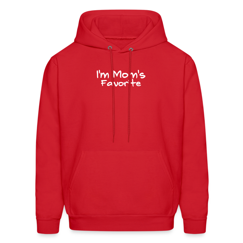 I'm Moms Favorite Hoodie - red