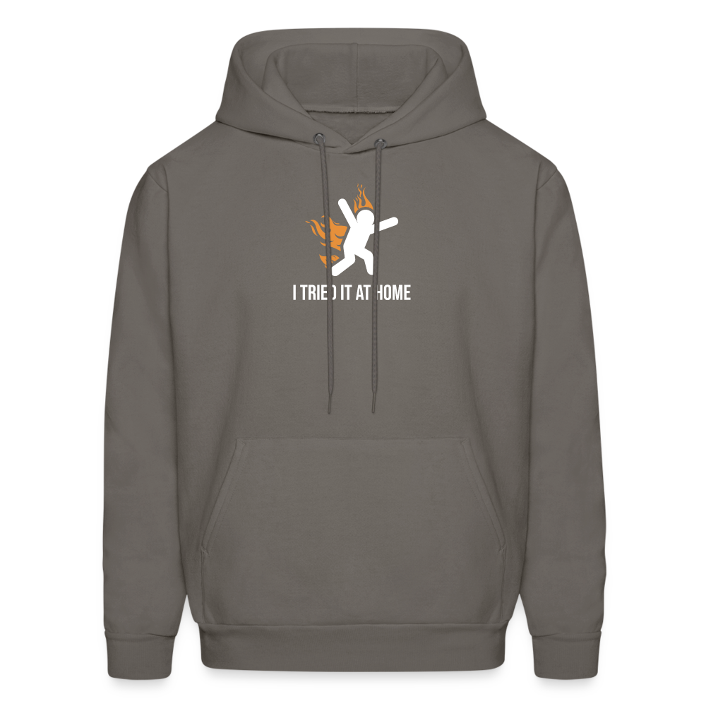 I Tried it at Home Hoodie - asphalt gray