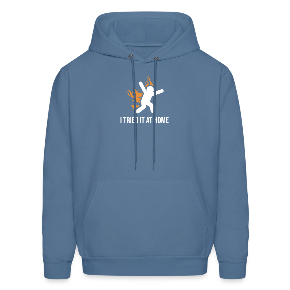 I Tried it at Home Hoodie - denim blue