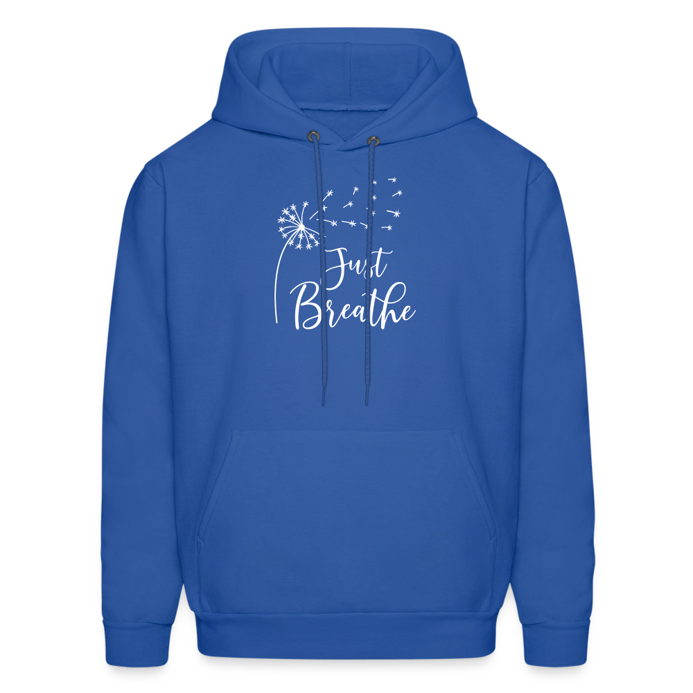 Just Breathe WH Hoodie - royal blue