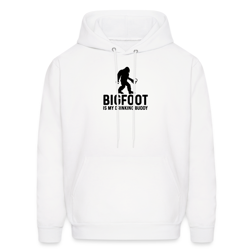 Bigfoot is my Drinking Buddy Hoodie - white