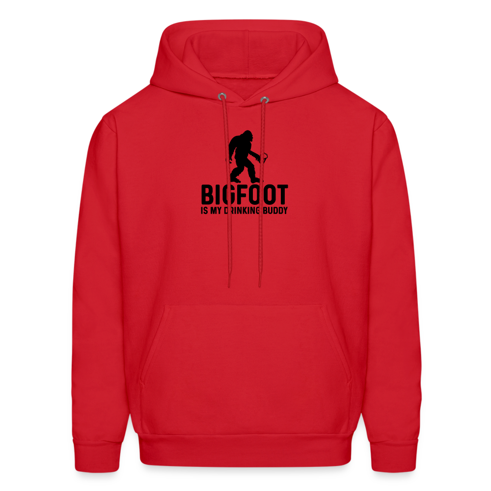 Bigfoot is my Drinking Buddy Hoodie - red