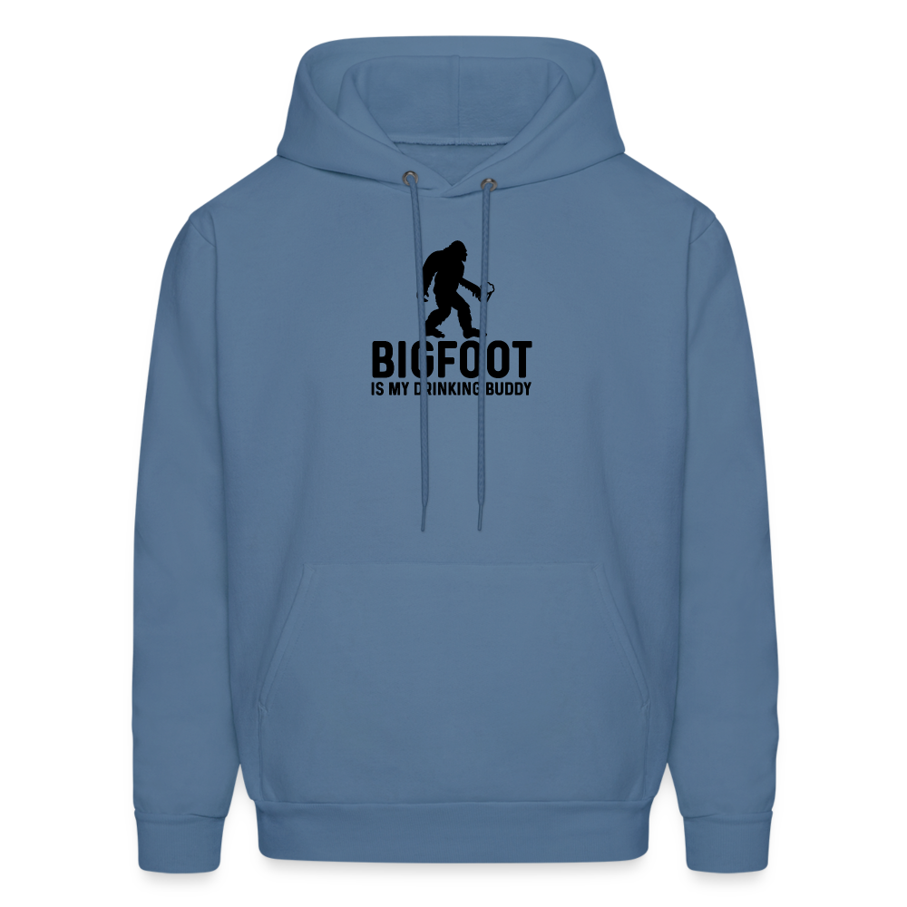 Bigfoot is my Drinking Buddy Hoodie - denim blue