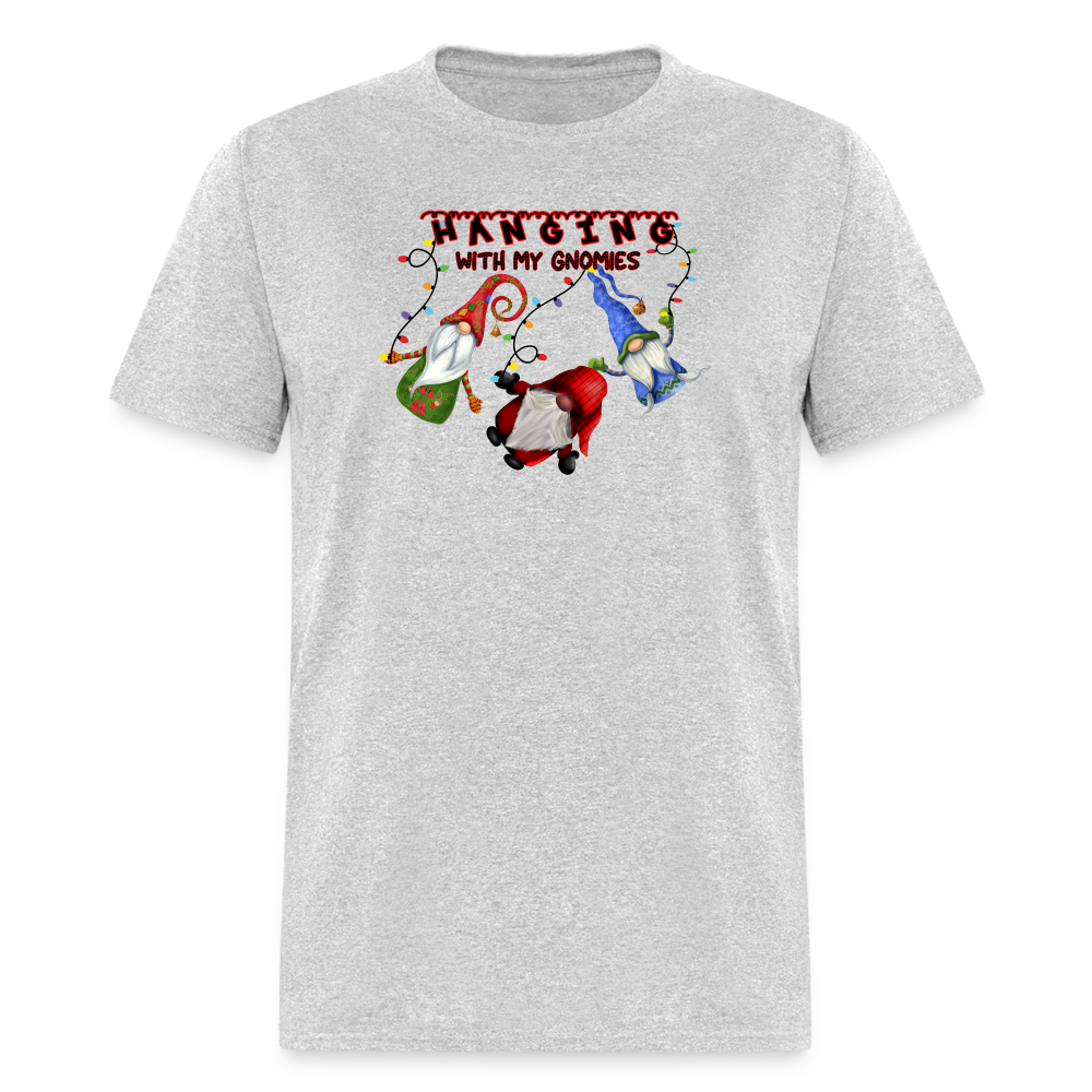 Hanging with my Gnomies T-Shirt - heather gray