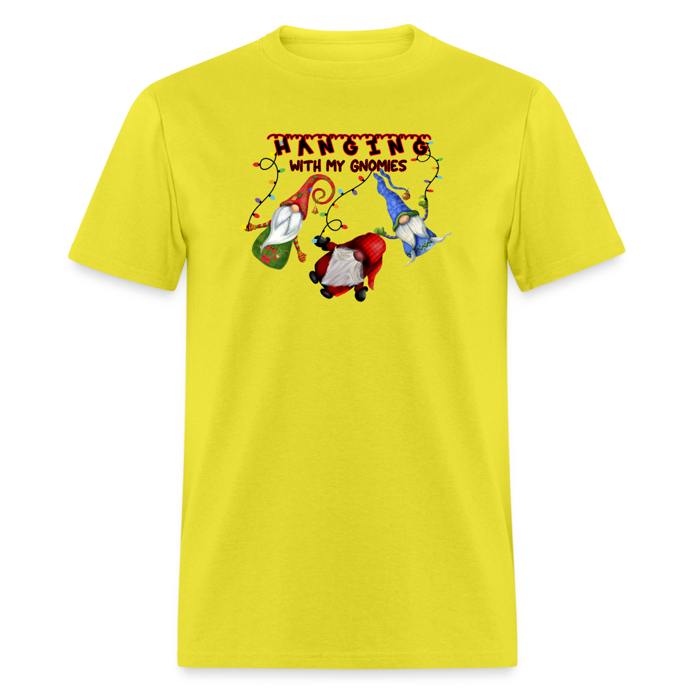 Hanging with my Gnomies T-Shirt - yellow
