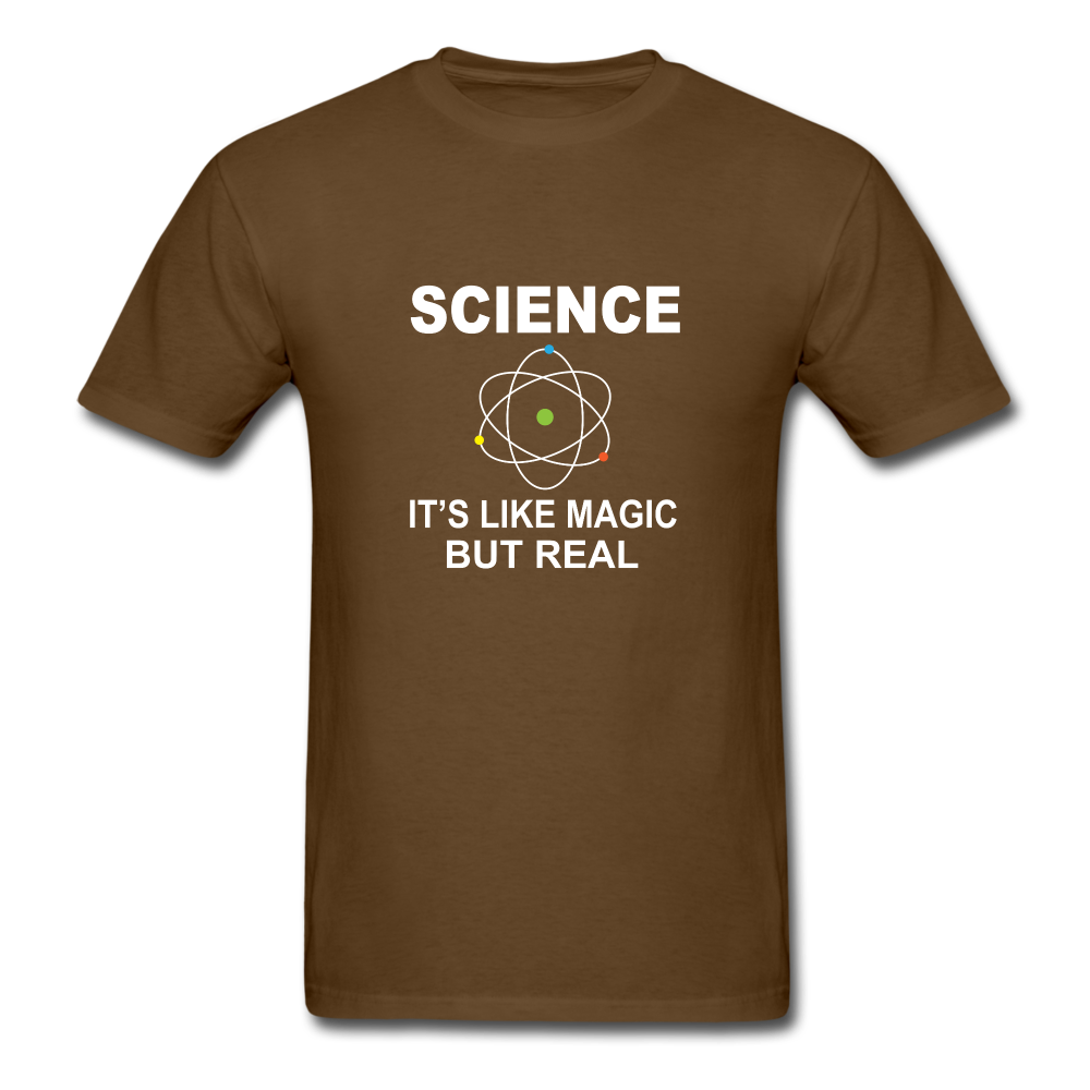 Science It's Like Magic Tshirt - brown