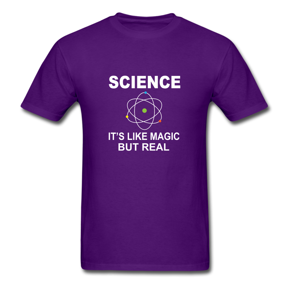 Science It's Like Magic Tshirt - purple