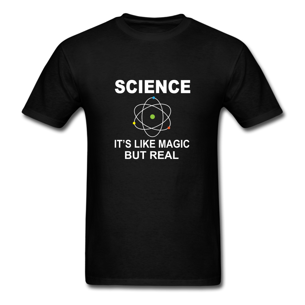Science It's Like Magic Tshirt - black