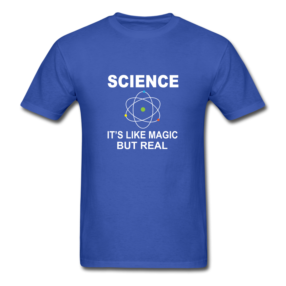 Science It's Like Magic Tshirt - royal blue