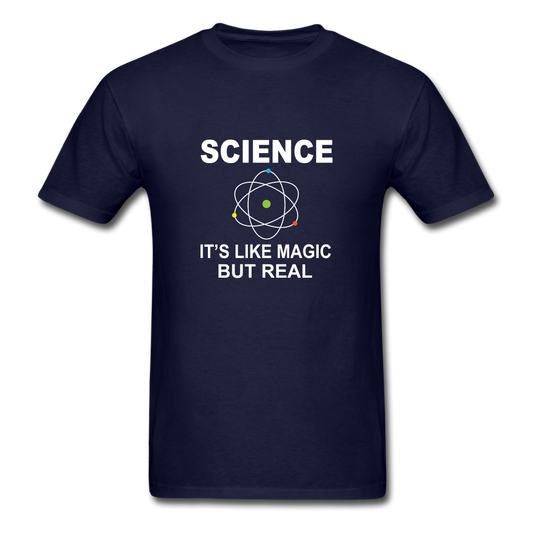 Science It's Like Magic Tshirt - navy