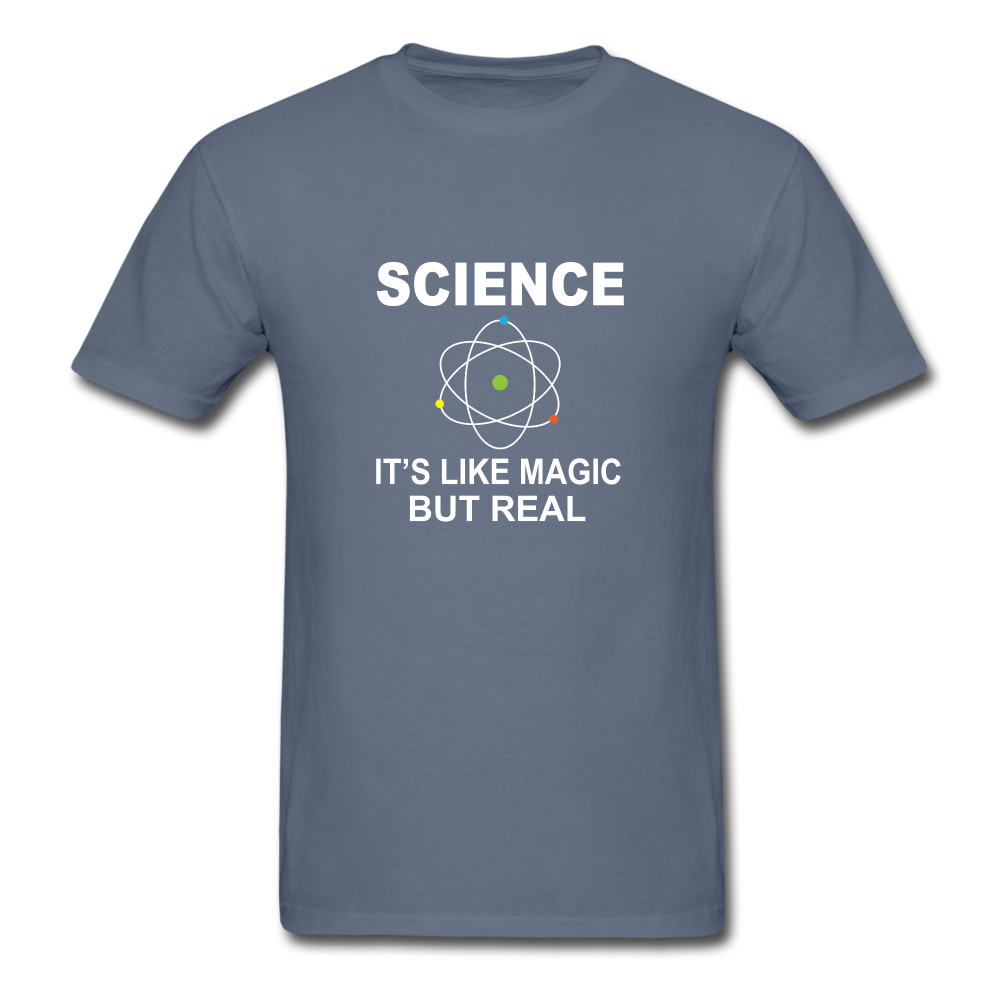 Science It's Like Magic Tshirt - denim