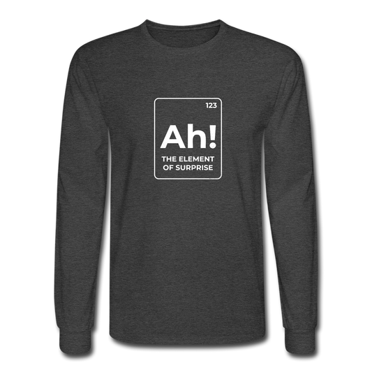 Ah! LS Tshirt - heather black