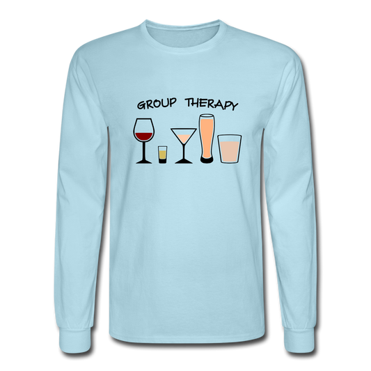 Group Therapy LS Tshirt - powder blue