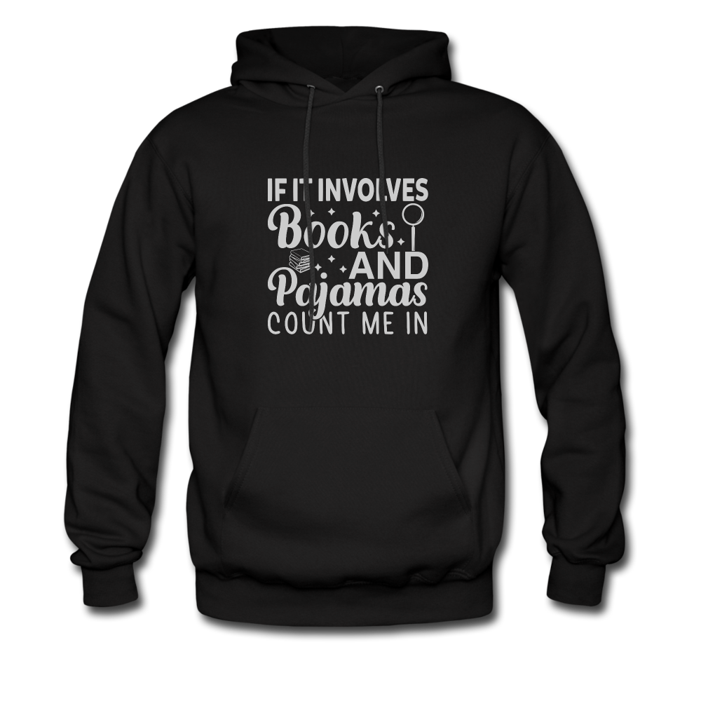 If it involves books hoodie - black
