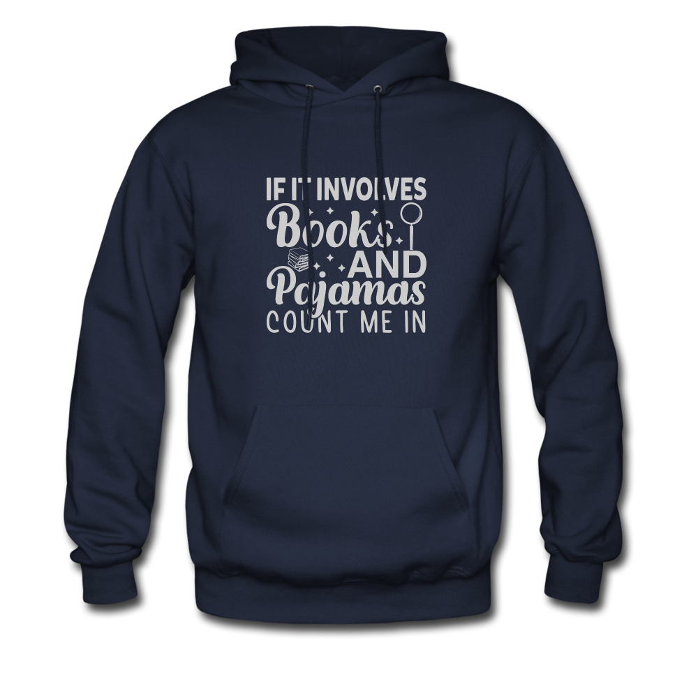 If it involves books hoodie - navy