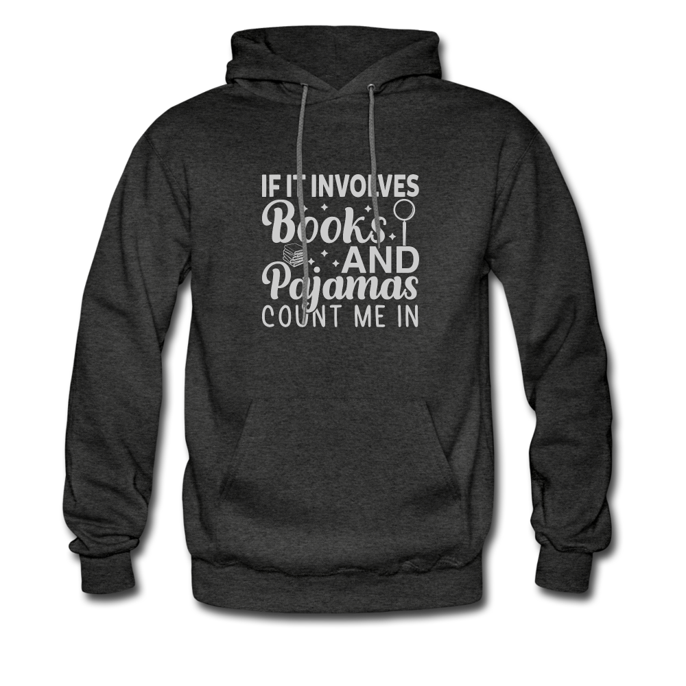 If it involves books hoodie - charcoal grey