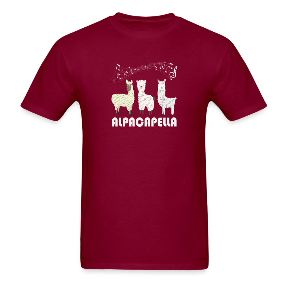 Alpacapella Unisex Classic T-Shirt - burgundy