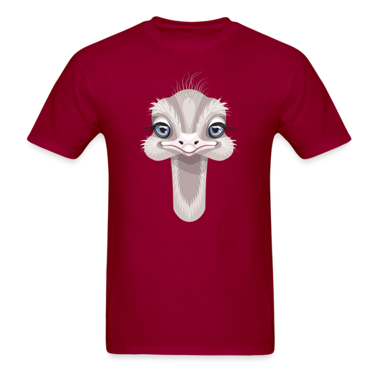 Ostrich T-Shirt - dark red