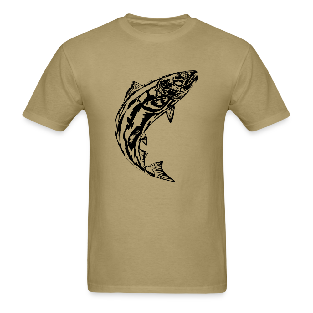 Jumping Fish T-Shirt - khaki
