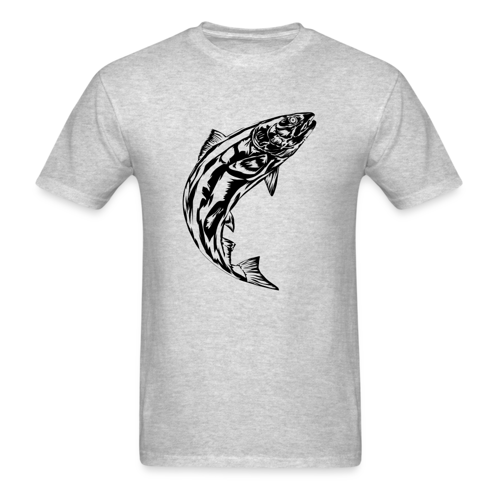 Jumping Fish T-Shirt - heather gray