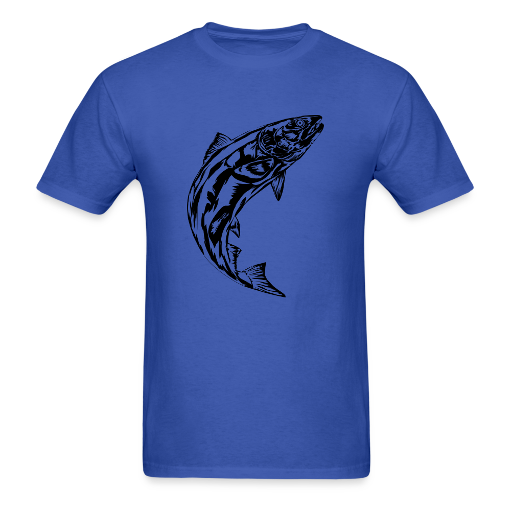 Jumping Fish T-Shirt - royal blue