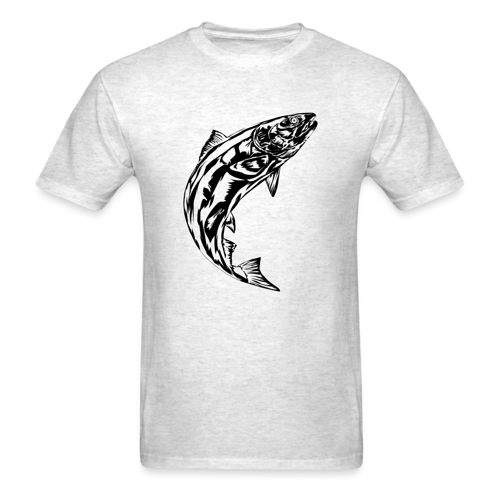 Jumping Fish T-Shirt - light heather gray